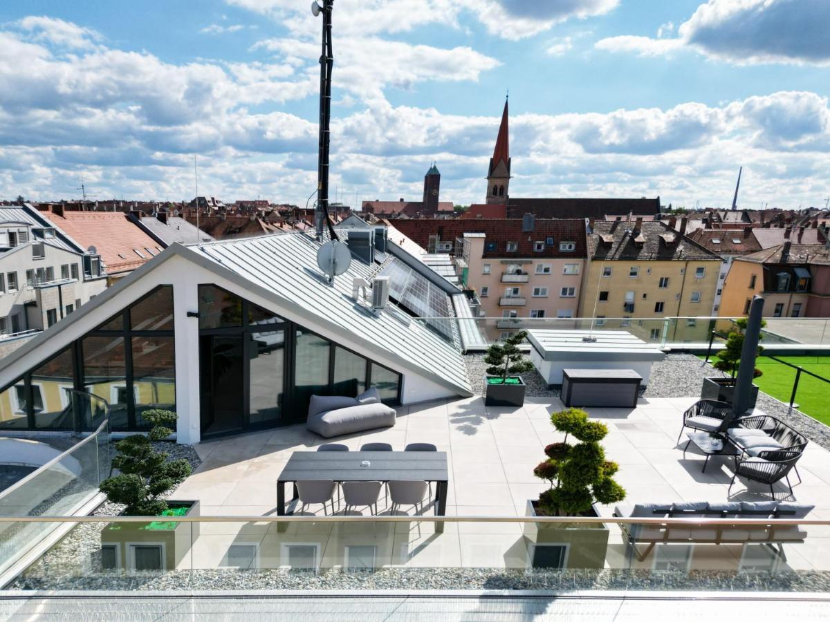 The Penthouse At Eco Smart Apartments Nuremberg ภายนอก รูปภาพ